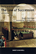 Cover of Parry and Kerridge: The Law of Succession