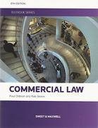 Cover of Commercial Law Textbook