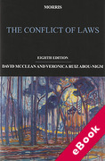 Cover of Morris: The Conflict of Laws (eBook)