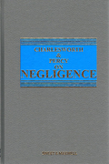 Cover of Charlesworth & Percy on Negligence 12th ed with 3rd Supplement