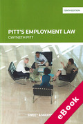 Cover of Pitt's Employment Law (eBook)