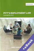 Cover of Pitt's Employment Law (Book & eBook Pack)