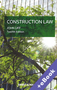 Cover of Construction Law: Law and Practice Relating to the Construction Industry (Book & eBook Pack)