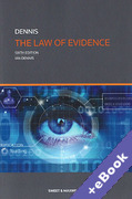 Cover of The Law of Evidence (Book & eBook Pack)
