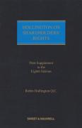 Cover of Hollington on Shareholders' Rights 8th ed: 1st Supplement