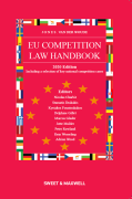 Cover of Jones & Van Der Woude: EU Competition Law Handbook 2020
