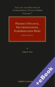 Cover of Project Finance, Securitisations, Subordinated Debt 3rd ed: Volume 7 (Book & eBook Pack)