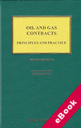 Cover of Oil and Gas Contracts: Principles and Practice (eBook)