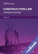 Cover of Construction Law: Law and Practice Relating to the Construction Industry (Book & eBook Pack)