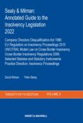 Cover of Sealy & Milman: Annotated Guide to the Insolvency Legislation 2022: Volume 2 with Supplement