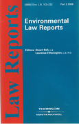 Cover of Environmental Law Reports: Issues and Bound Volume