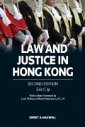 Cover of Law and Justice in Hong Kong