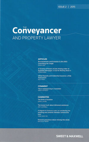 Conveyance of property sample