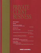 Cover of Private Client Business: Issues and Bound Volume