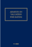 Cover of Armour on Valuation for Rating Looseleaf (CBR Only)