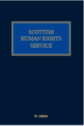 Cover of Scottish Human Rights Service Looseleaf (CBR Only)
