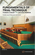 Cover of Fundamentals of Trial Technique