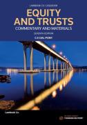 Cover of Equity and Trusts: Commentary and Materials