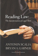 Cover of Reading Law: The Interpretation of Legal Texts