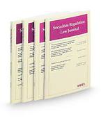 Cover of Securities Regulation Law Journal