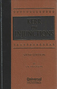 Cover of Kerr on Injunctions 6th ed