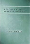 Cover of A Natural History of the Common Law