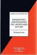 Cover of Bankruptcy and Dilligence etc (Scotland) Act 2007