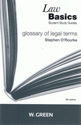 Cover of Law Basics: Green's Glossary of Scottish Legal Terms