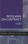 Cover of Woolman on Contract