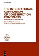 Cover of International Compendium of Construction Contracts: A Country by Chapter Review