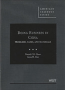 Cover of Doing Business in China: Problems, Cases and Materials