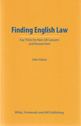 Cover of Finding English Law: Key Titles for Non-UK Lawyers and Researchers