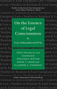 Cover of On the Essence of Legal Consciousness