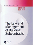 Cover of The Law and Management of Building Subcontracts