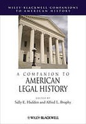 Cover of A Companion to American Legal History