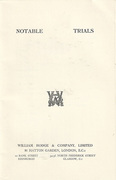 Cover of Trial of Thurtell and Hunt
