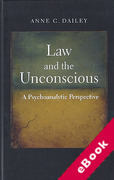 Cover of Law and the Unconscious: A Psychoanalytic Perspective (eBook)
