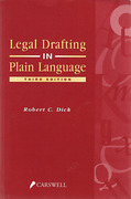 Cover of Legal Drafting in Plain Language