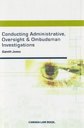 Cover of Conducting Administrative, Oversight and Ombudsman Investigations