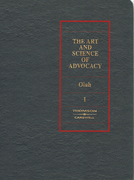 Cover of The Art and Science of Advocacy Looseleaf