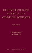 Cover of The Construction and Performance of Commercial Contracts