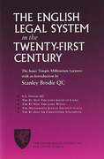 Cover of The English Legal System in the Twenty-First Century: The Inner Temple Millenium Lectures