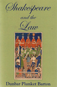 Cover of Shakespeare and the Law