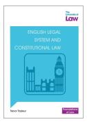 Cover of Foundations of Law - English Legal System and Constitutional Law