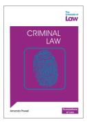 Cover of Foundations of Law - Criminal Law