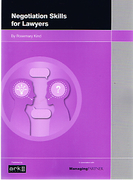 Cover of Negotiation Skills for Lawyers