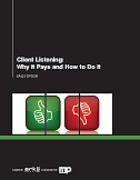 Cover of Client Listening: Why it Pays and How to Do it