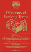 Cover of Barron's Dictionary of Banking Terms