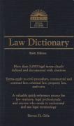 Cover of Barron's Law Dictionary