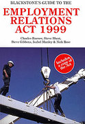Cover of Blackstone's Guide to the Employment Relations Act 1999